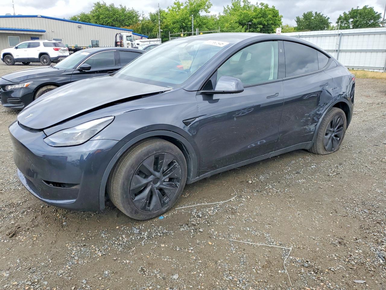 2025 Tesla Model Y Long Range, VIN 7SAYGDED2SF259629 — Фото с аукциона