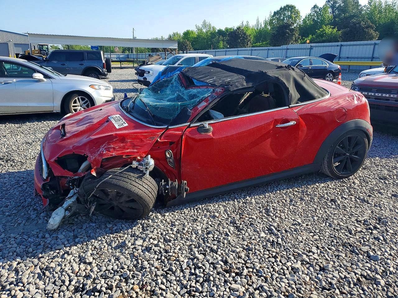 2013 MINI Roadster S, VIN WMWSY3C56DT565963 — Rollover