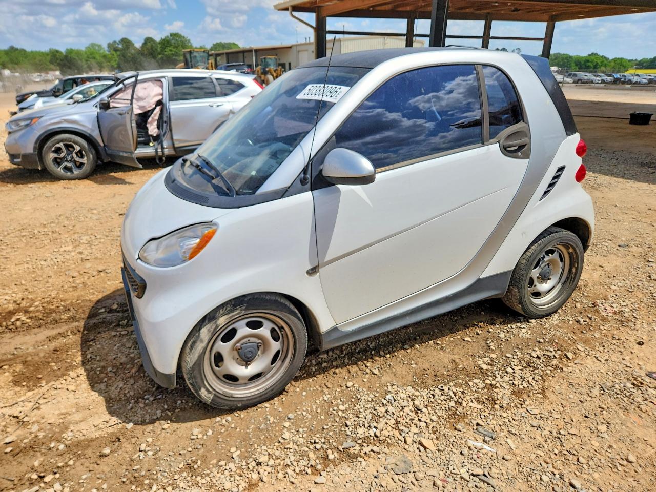 2015 Smart fortwo Passion, VIN WMEEJ3BA4FK799435 — Зад