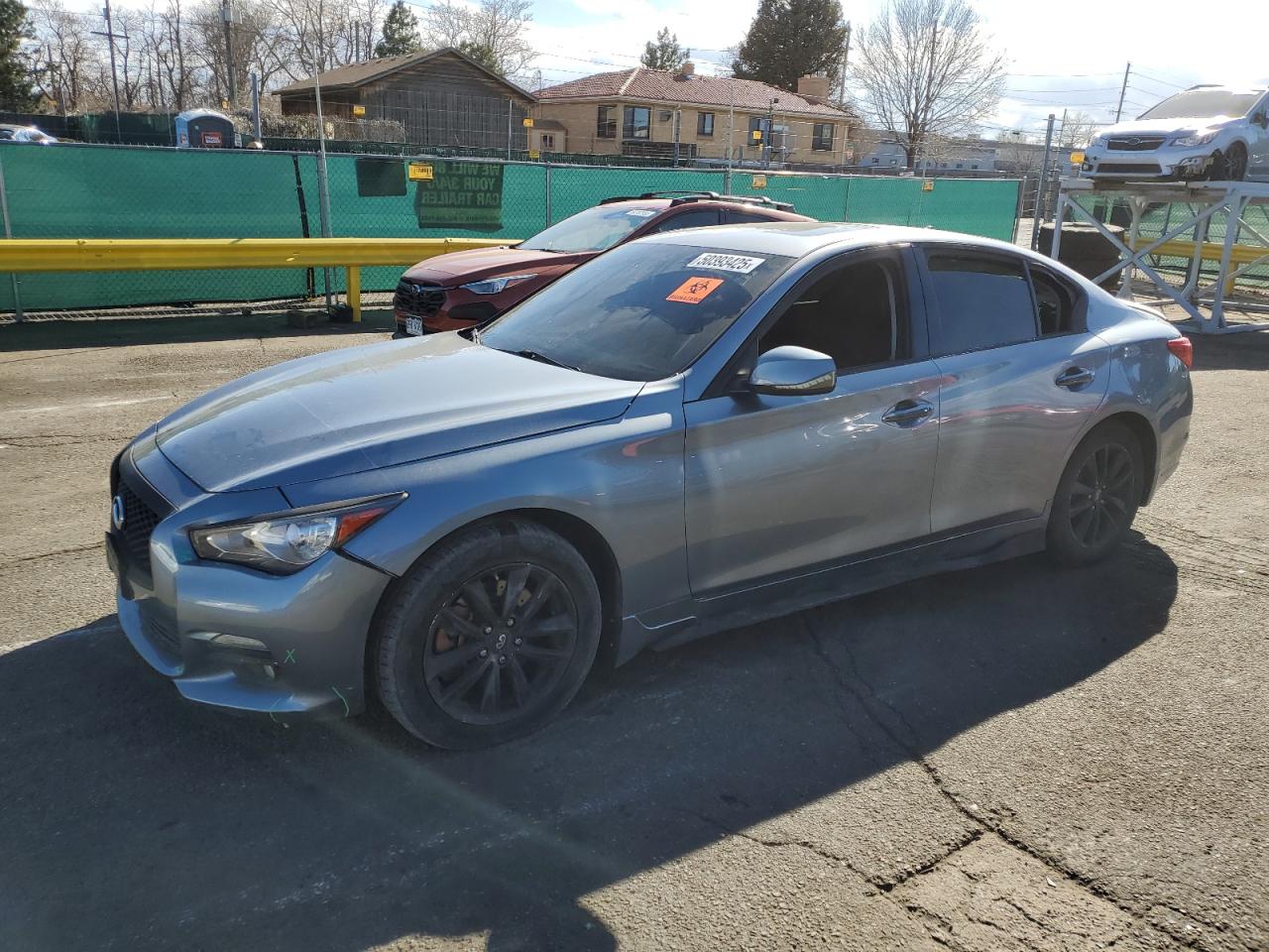 2014 Infiniti Q50 Premium, VIN JN1BV7AR8EM705745 — Biohazard / chemical