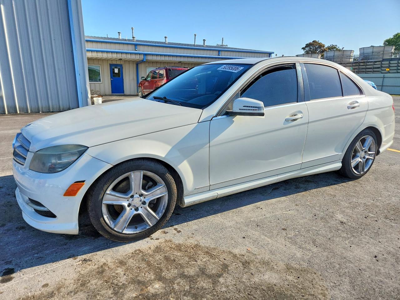 2011 Mercedes-Benz C 300 Sport, VIN WDDGF5EB4BA413823 — Interior fire