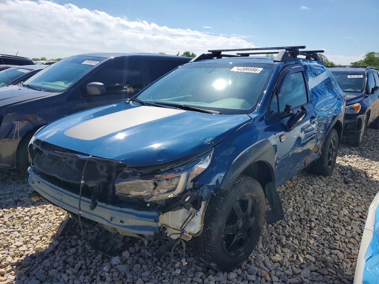 2022 Subaru Outback Wilderness, VIN 4S4BTGUD0N3250636 — Front end