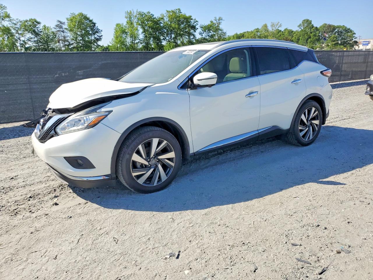 2018 Nissan Murano SV, VIN 5N1AZ2MH8JN145924 — Front end