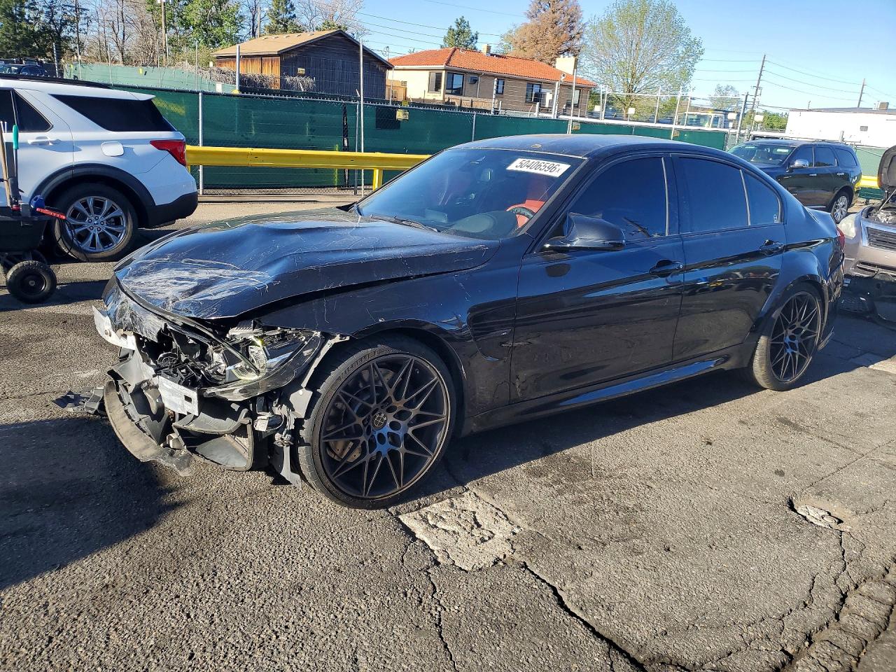 2018 BMW M3, VIN WBS8M9C5XJ5J79082 — Перед
