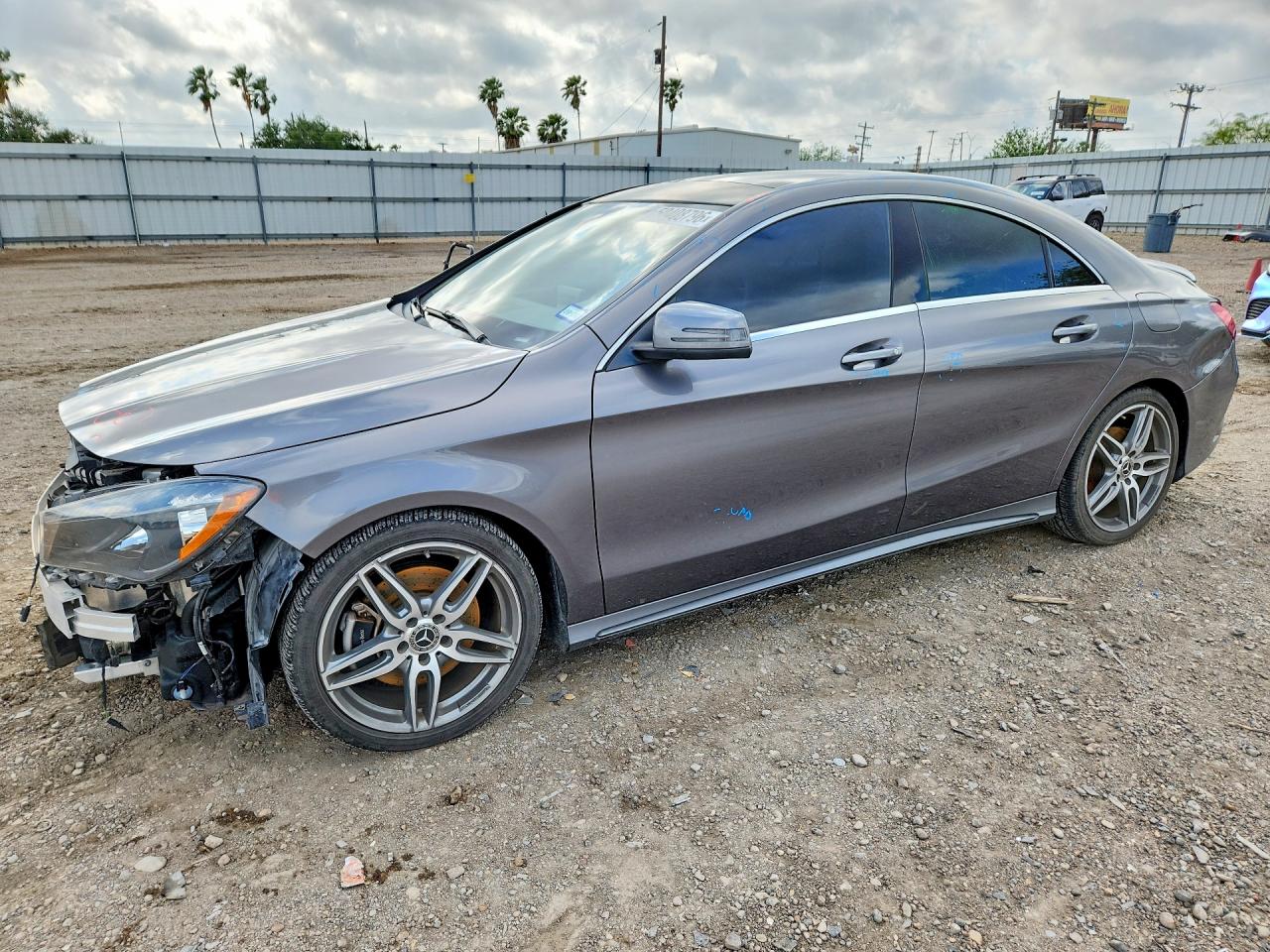 2018 Mercedes-Benz CLA 250, VIN WDDSJ4EB6JN573938 — Front end