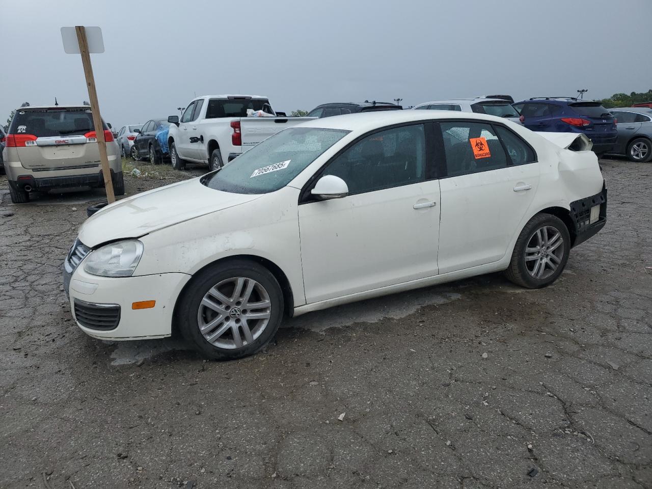 2008 Volkswagen Jetta S, VIN 3VWJM71K18M147161 — Rear end