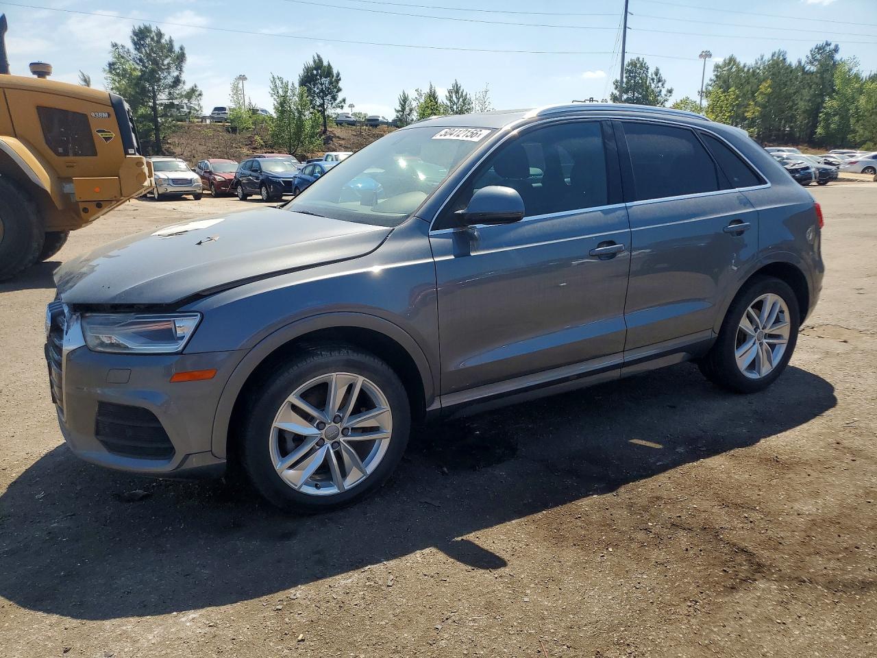 2017 Audi Q3 Premium Plus, VIN WA1JCCFS7HR000794 — Engine fire