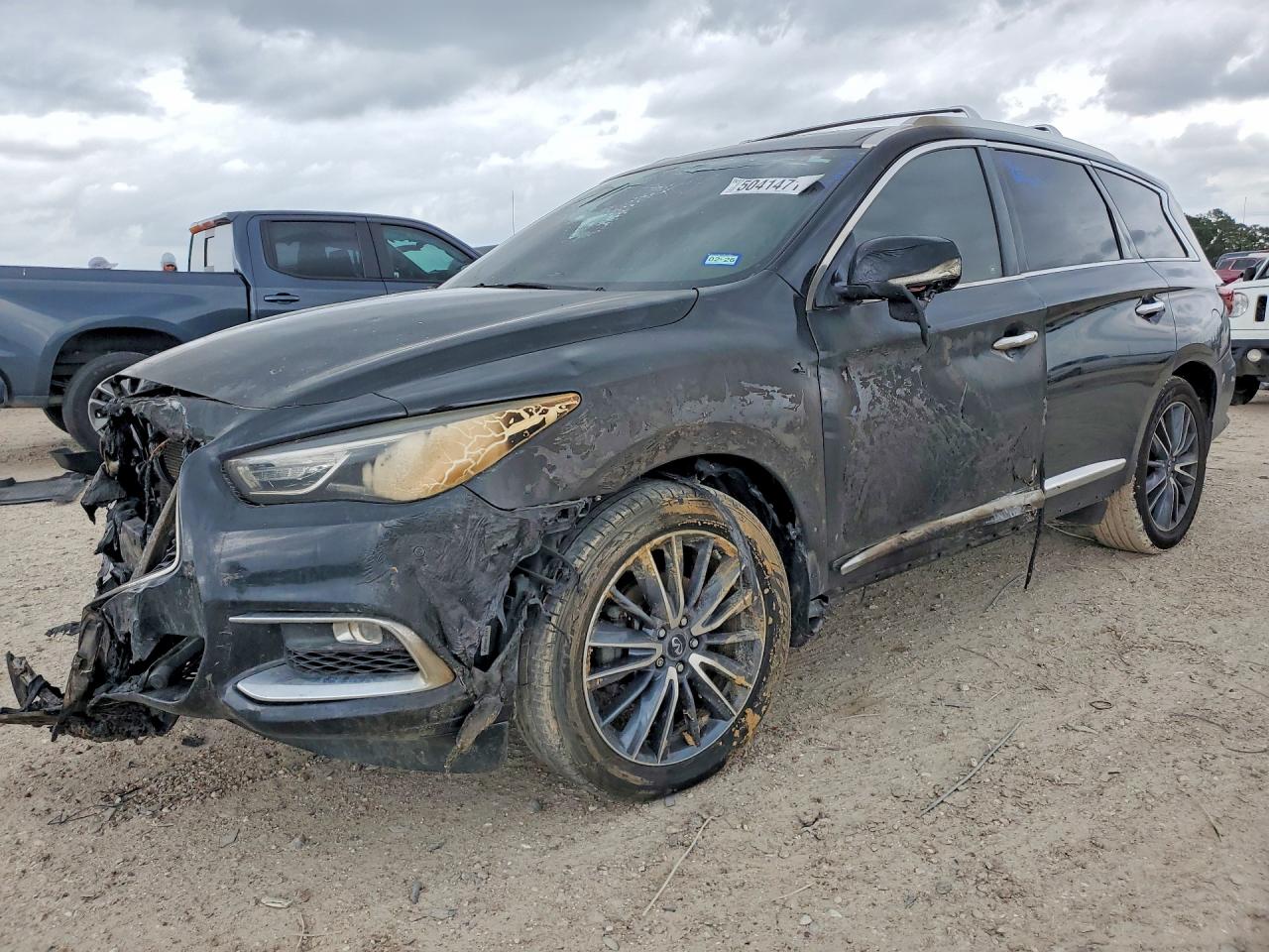 2019 Infiniti QX60 Luxe, VIN 5N1DL0MN4KC528507 — Interior fire