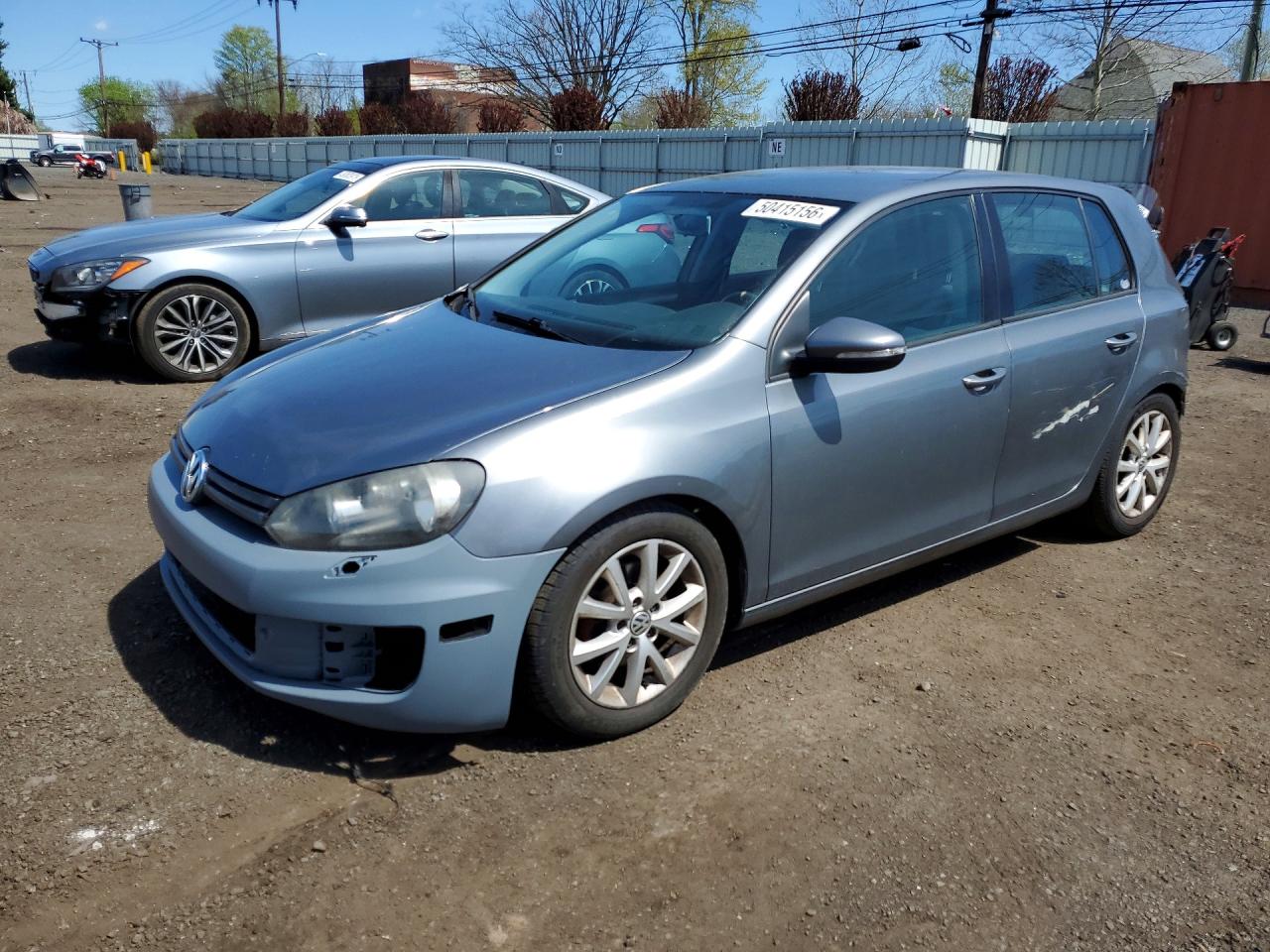 2010 Volkswagen Golf, VIN WVWDB7AJ7AW216423 — Зад