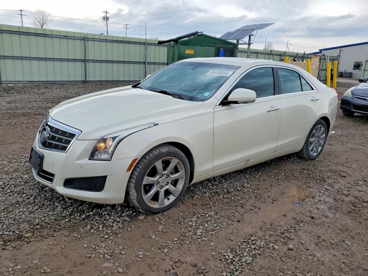 2014 Cadillac ATS Luxury AWD, VIN 1G6AH5RX8E0106958 — Front end
