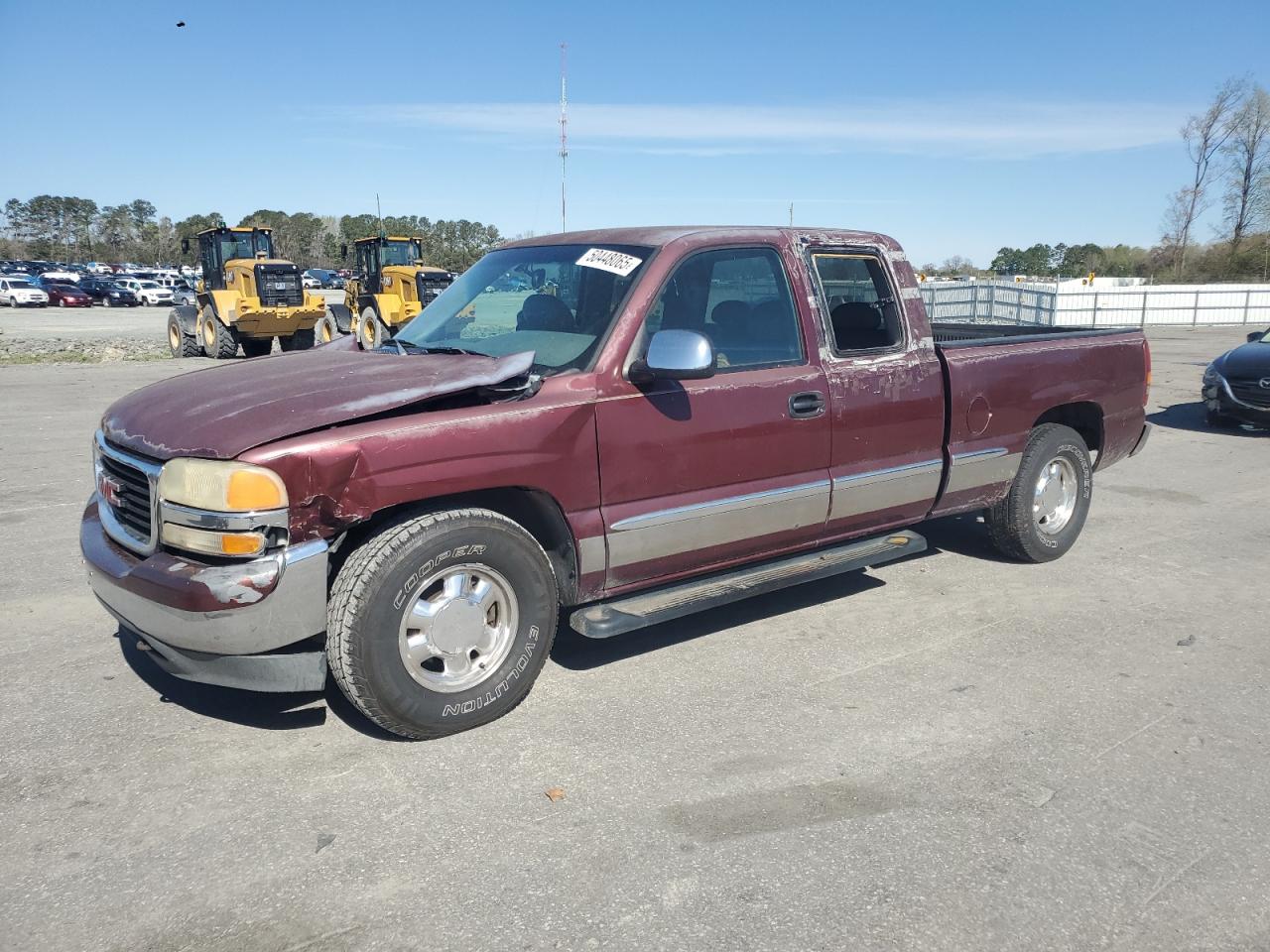 1999 GMC Sierra 1500 SLE, VIN 2GTEC19T8X1535222 — Normal wear