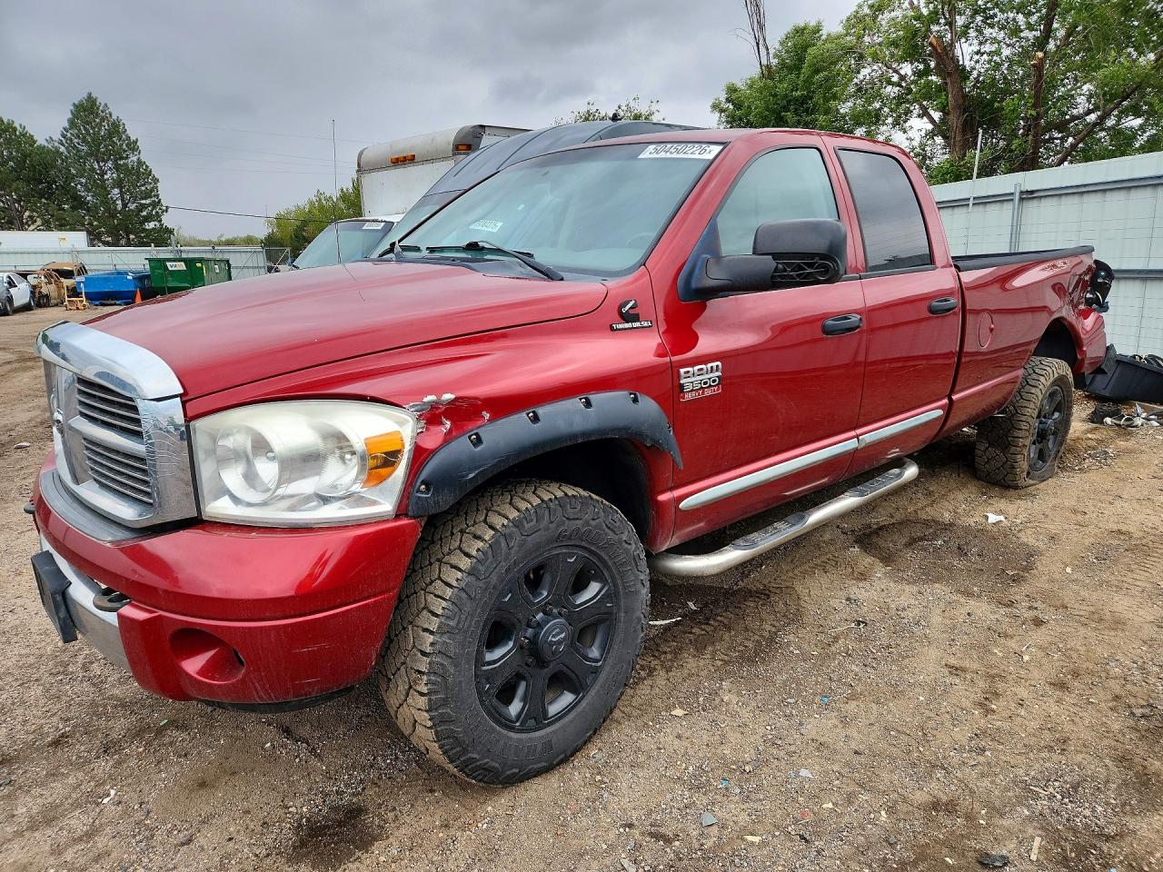 2007 Dodge 3500 SLT, VIN 3D7MX38A17G847343 — Rear end