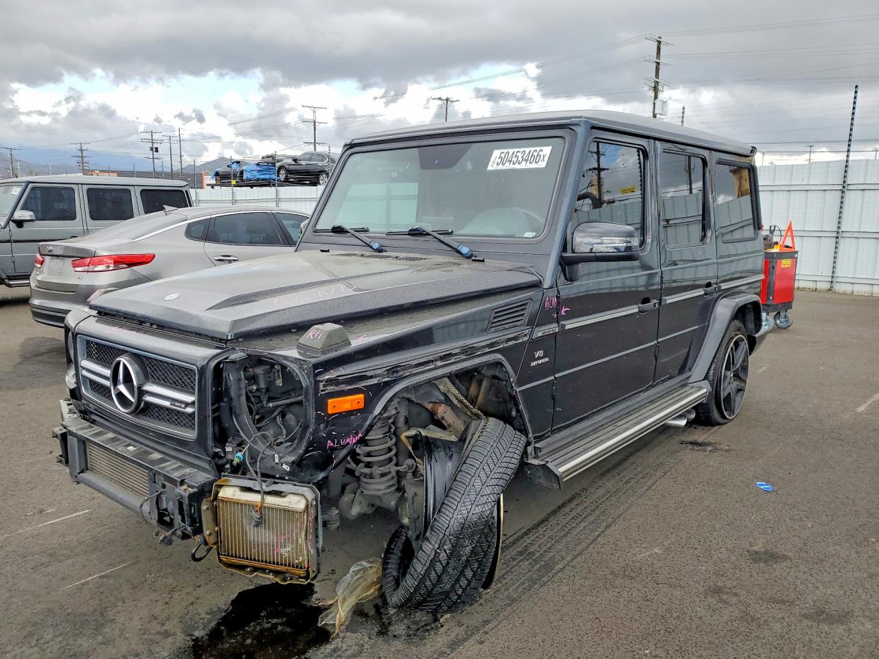 2017 Mercedes-Benz G 63 AMG, VIN WDCYC7DF2HX282396 — Front end