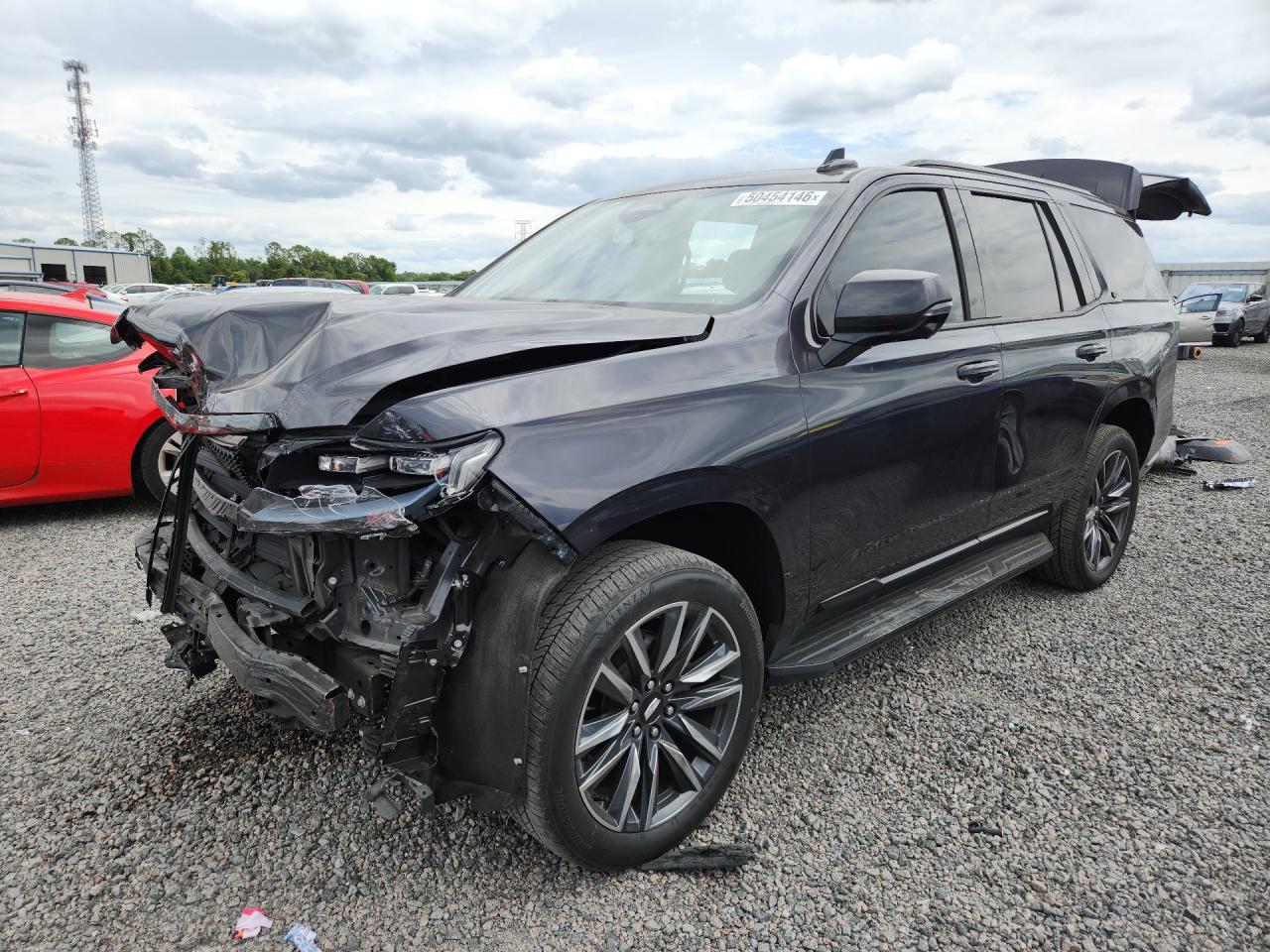 2022 Cadillac Escalade Sport, VIN 1GYS3EKL2NR234139 — Front end