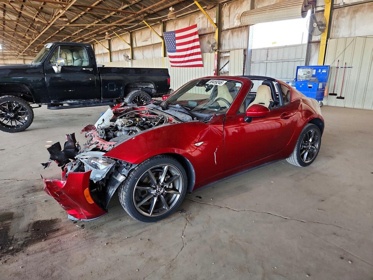 2020 Mazda MX-5 Miata Grand Touring, VIN JM1NDAM72L0416546 — Front end