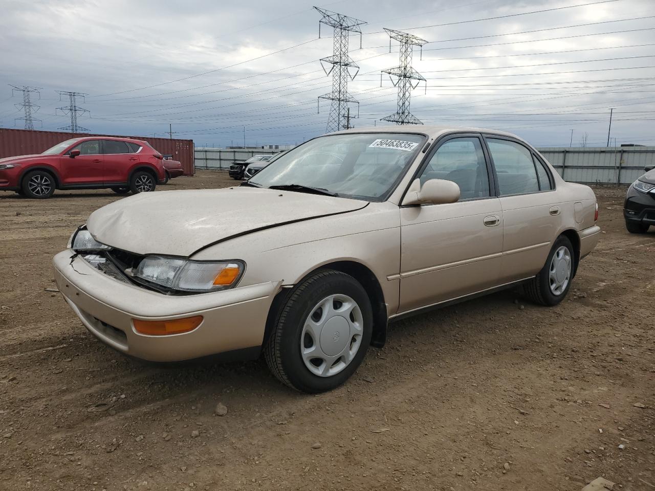 1996 Toyota Corolla DX, VIN 1NXBB02E7TZ490568 — Front end
