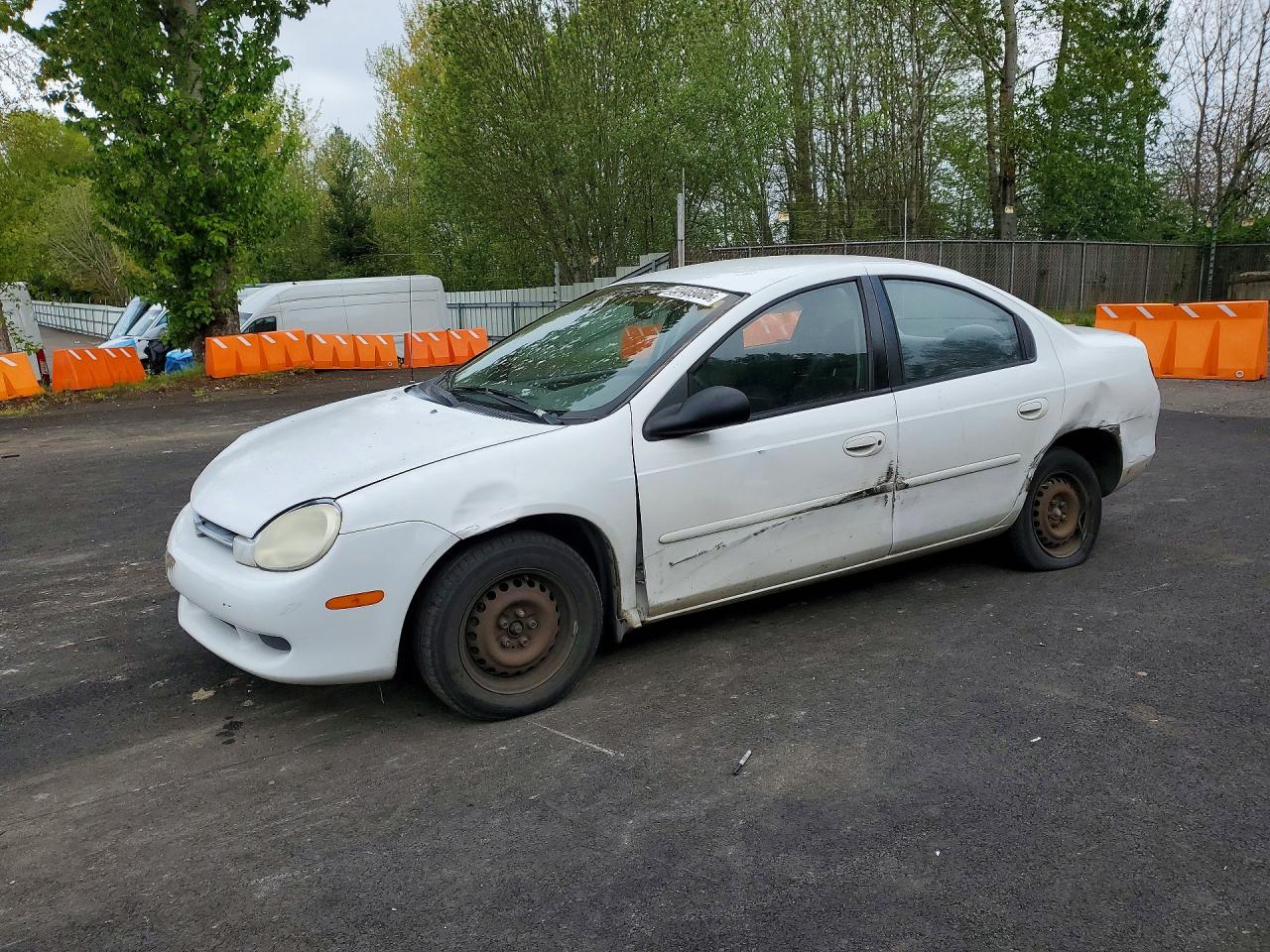 2000 Dodge Neon Highline, VIN 1B3ES46C6YD695163 — Side