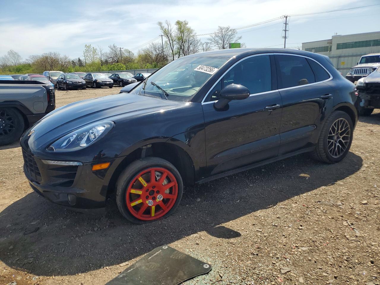 2018 Porsche Macan S, VIN WP1AB2A54JLB40457 — Vandalism