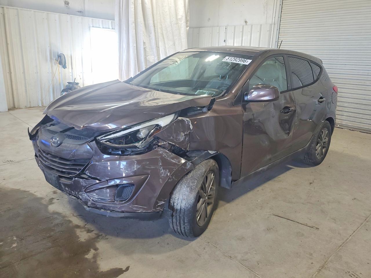 2015 Hyundai Tucson GLS, VIN KM8JTCAF8FU964052 — Front end