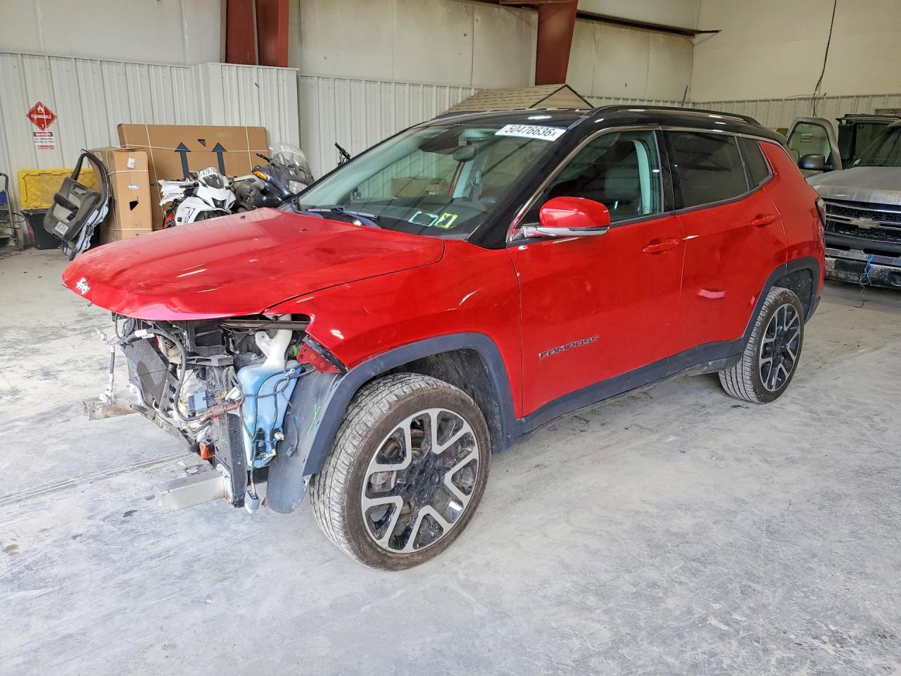 2018 Jeep Compass Limited, VIN 3C4NJDCB7JT483790 — Front end