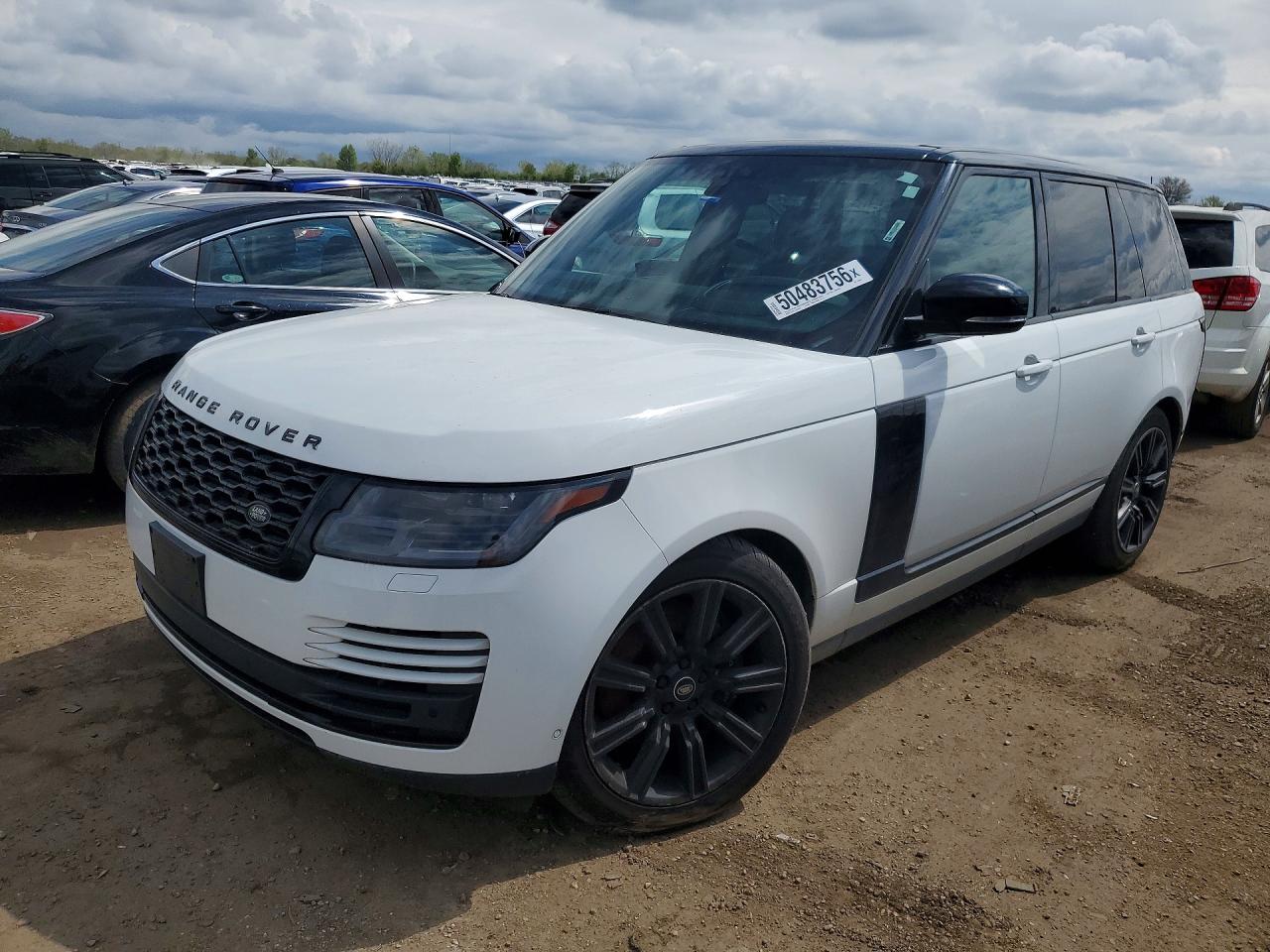 2020 Land Rover Range Rover HSE, VIN SALGS2RU2LA413460 — Auction photo 1 of 12