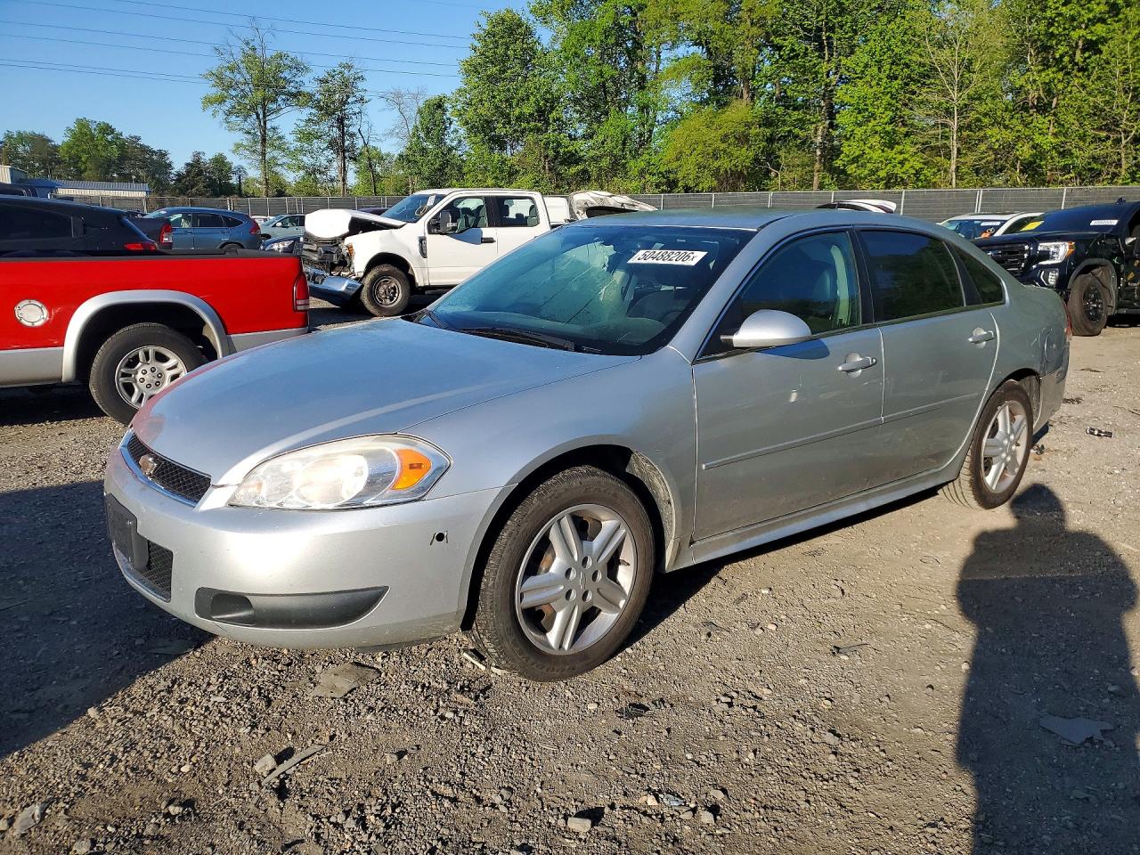 2012 Chevrolet Impala Police Police, VIN 2G1WD5E3XC1283880 — Rear end