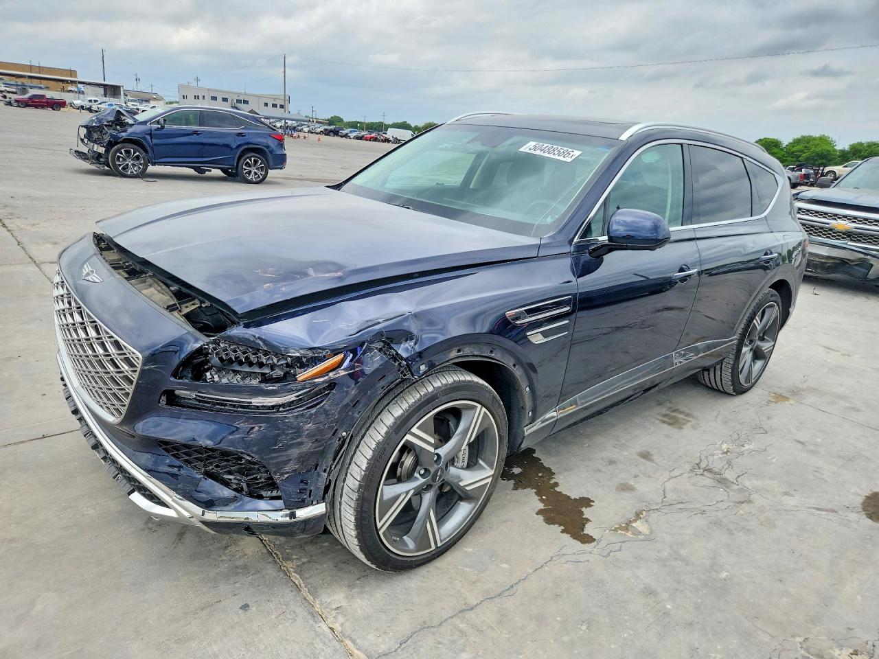 2025 Genesis GV80 Prestige, VIN KMUHEESCXSU254218 — Front end