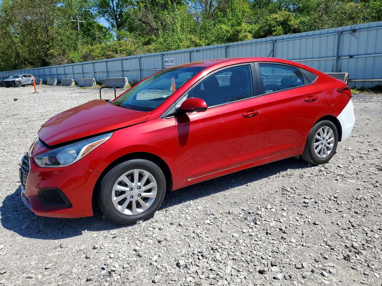 2018 Hyundai Accent SEL, VIN 3KPC24A30JE034164 — Front end