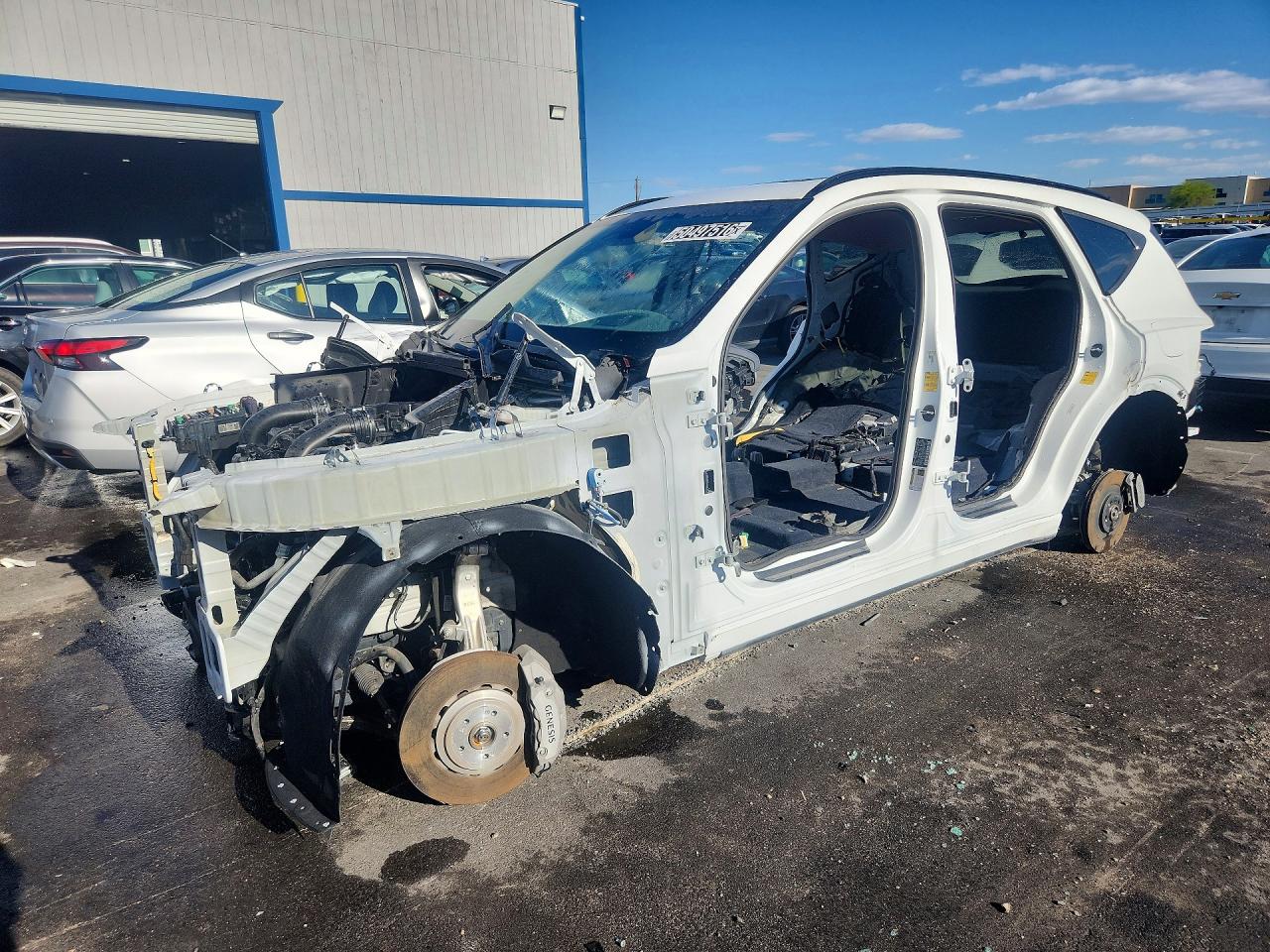2024 Genesis GV80, VIN KMUHCESC7RU161463 — Stripped