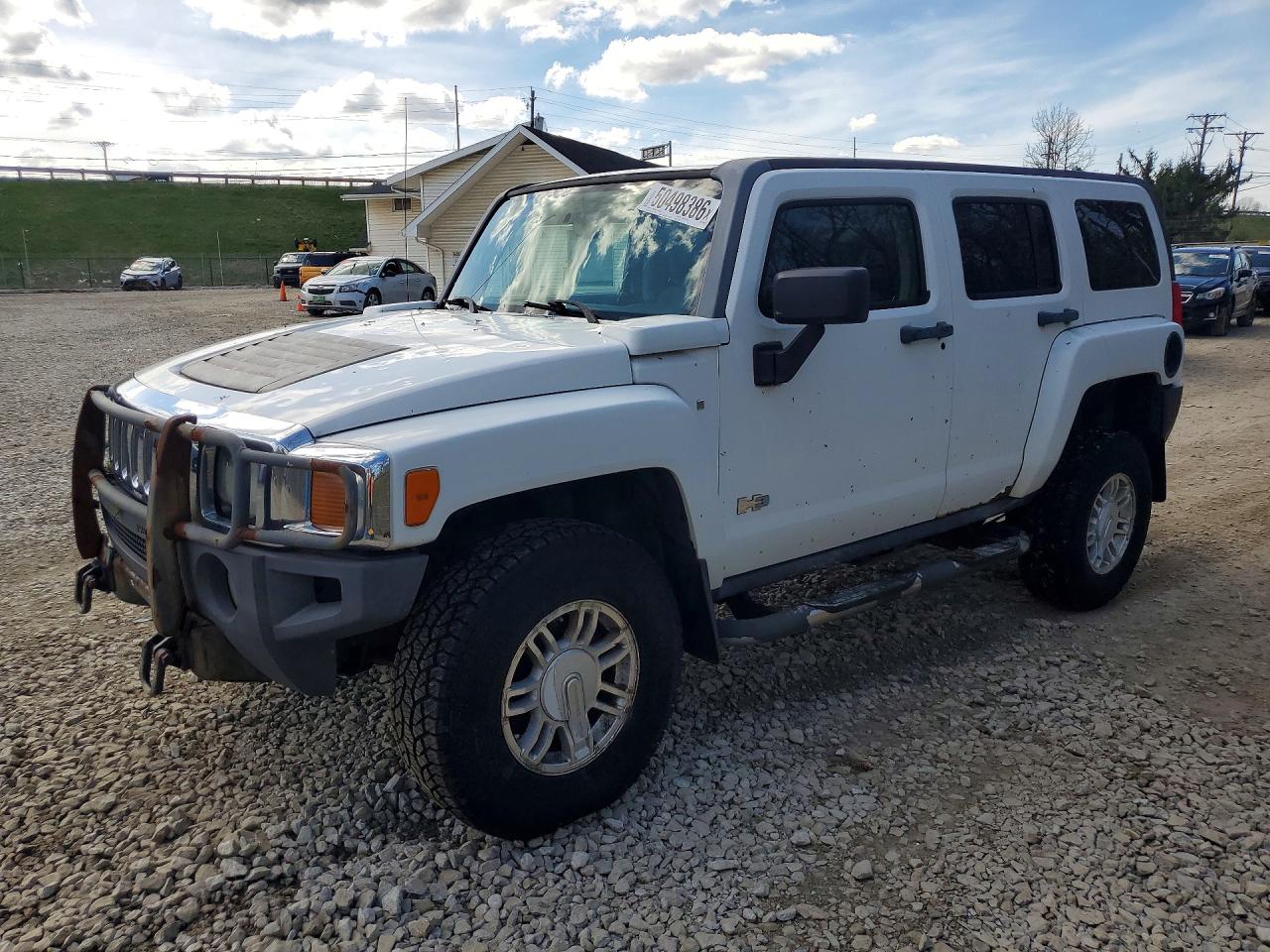 2007 Hummer H3 SUV, VIN 5GTDN13EX78237891 — Hail
