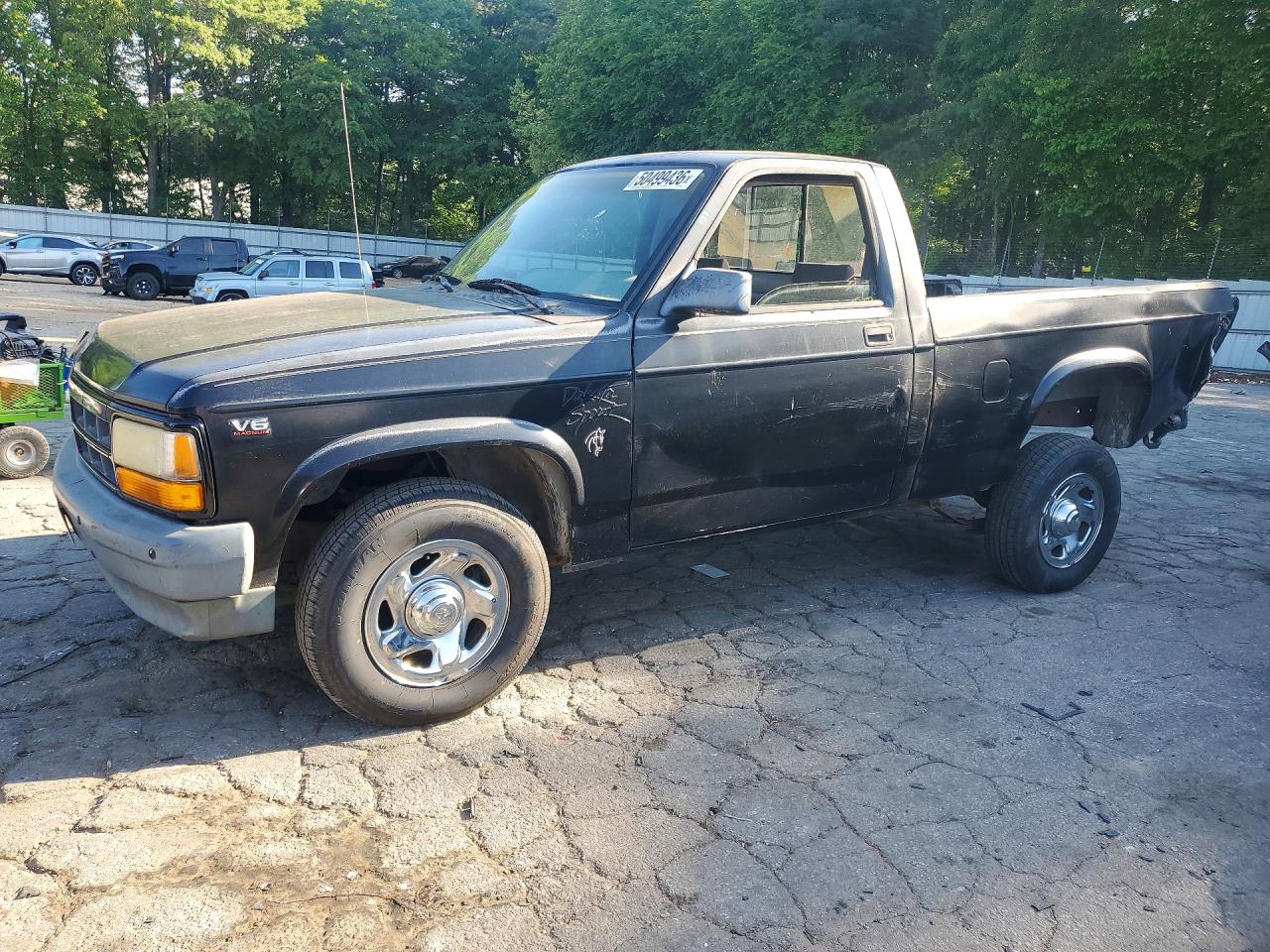 1994 Dodge Dakota, VIN 1B7FL26X8RW115666 — Зад
