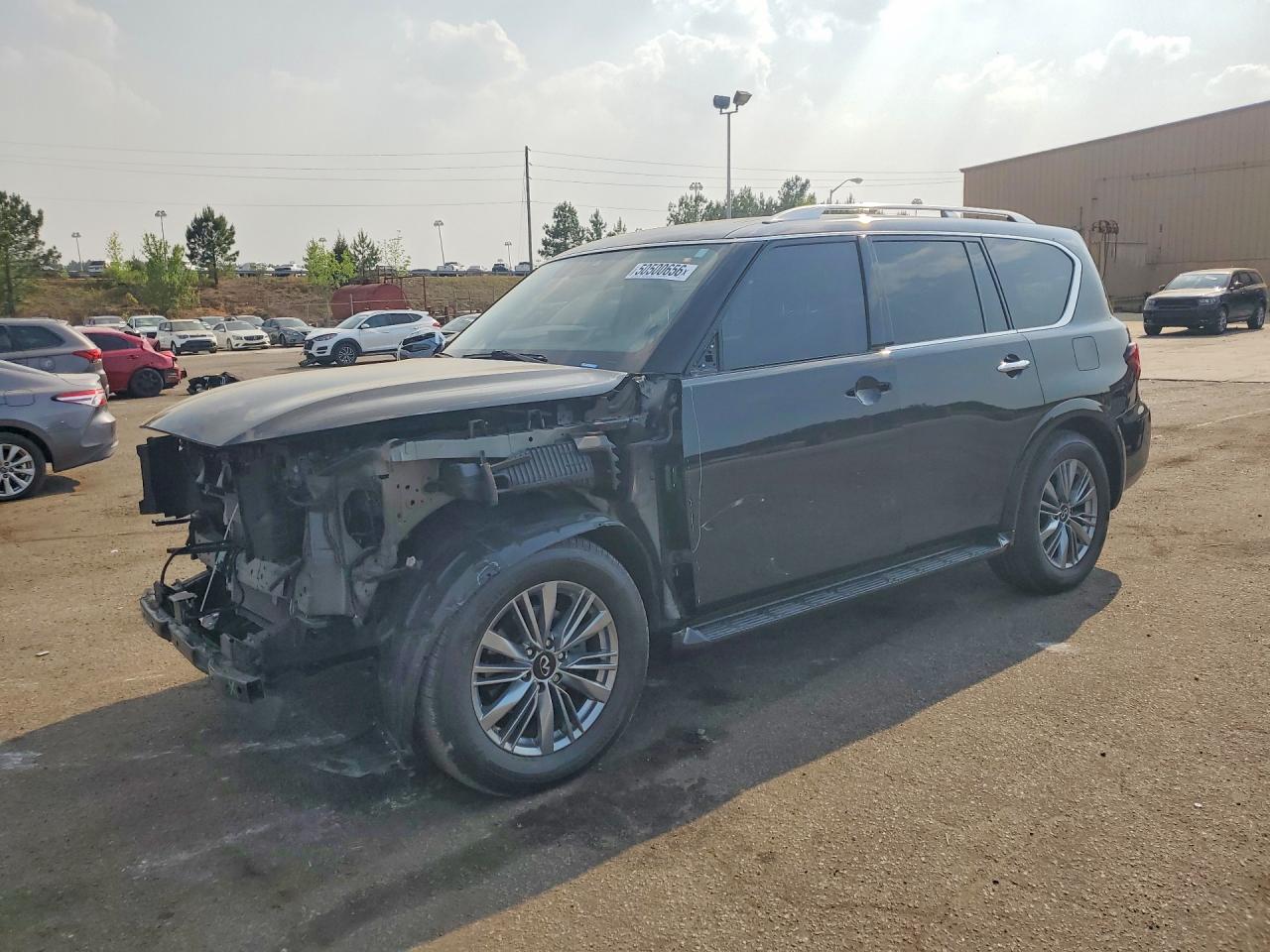 2022 Infiniti QX80 Luxe, VIN JN8AZ2AF7N9742198 — Front end