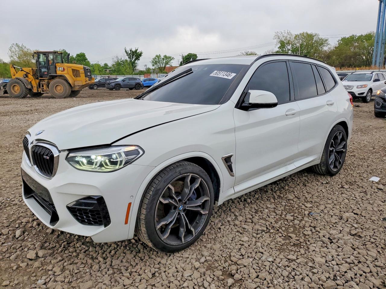 2020 BMW X3 M, VIN 5YMTS0C02LLT10244 — Side