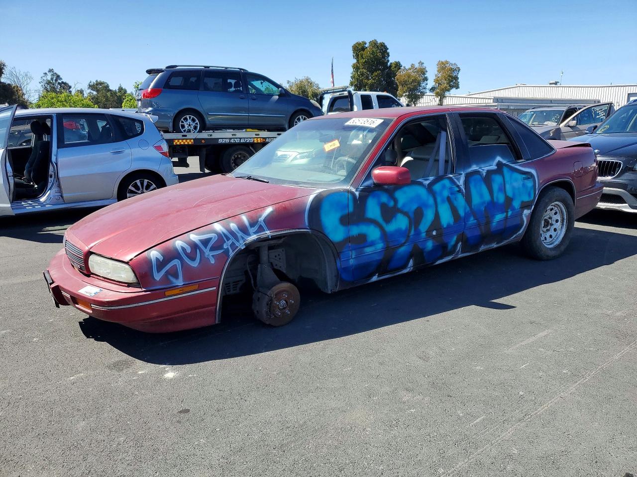 1994 Buick Regal, VIN 2G4WB55L9R1491136 — Зад