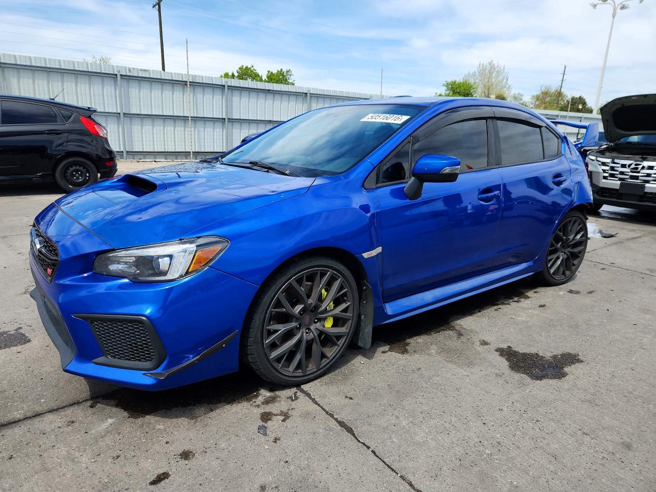 2019 Subaru WRX STI Limited, VIN JF1VA2Y63K9819970 — Rear end