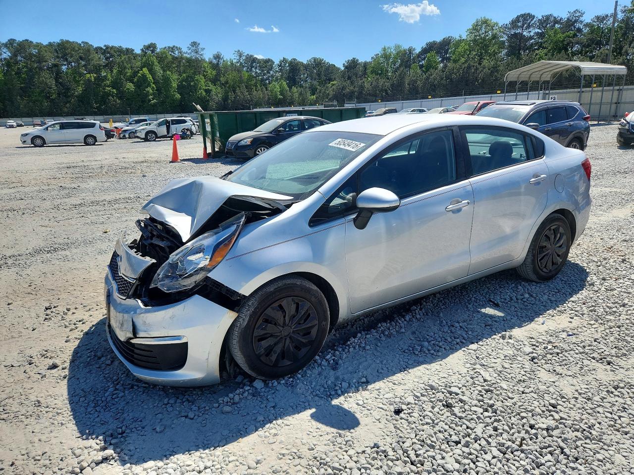 2016 Kia Rio LX, VIN KNADM4A34G6632848 — Side