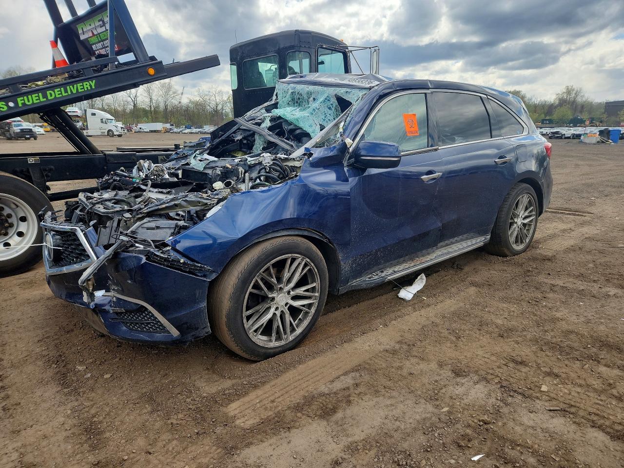 2017 Acura MDX Technology, VIN 5FRYD4H57HB024225 — Biohazard / chemical
