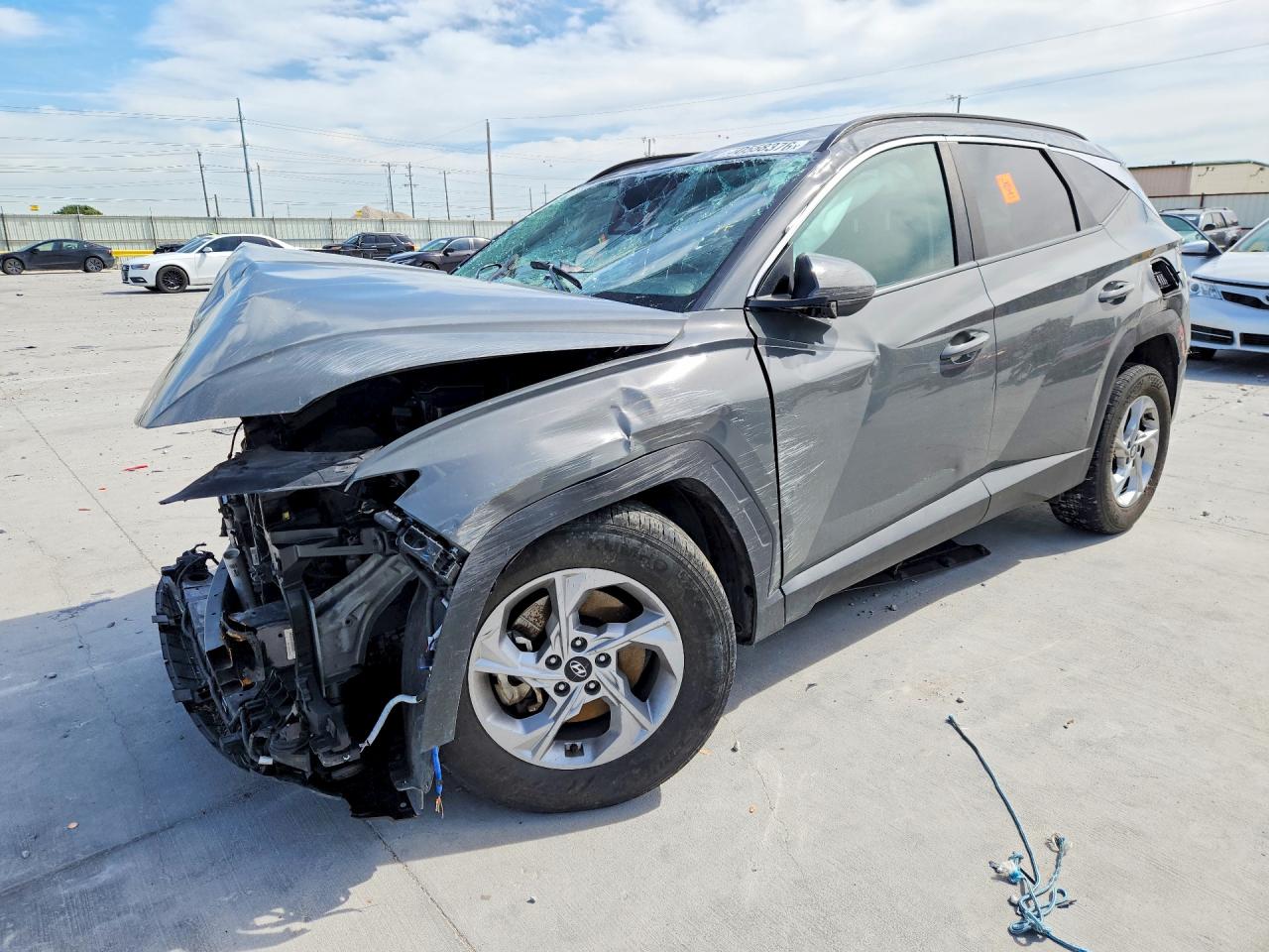 2024 Hyundai Tucson SEL, VIN 5NMJB3DE2RH396452 — Rollover