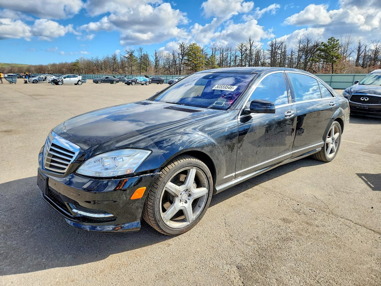 2011 Mercedes-Benz S 550, VIN WDDNG8GB3BA366626 — Front end