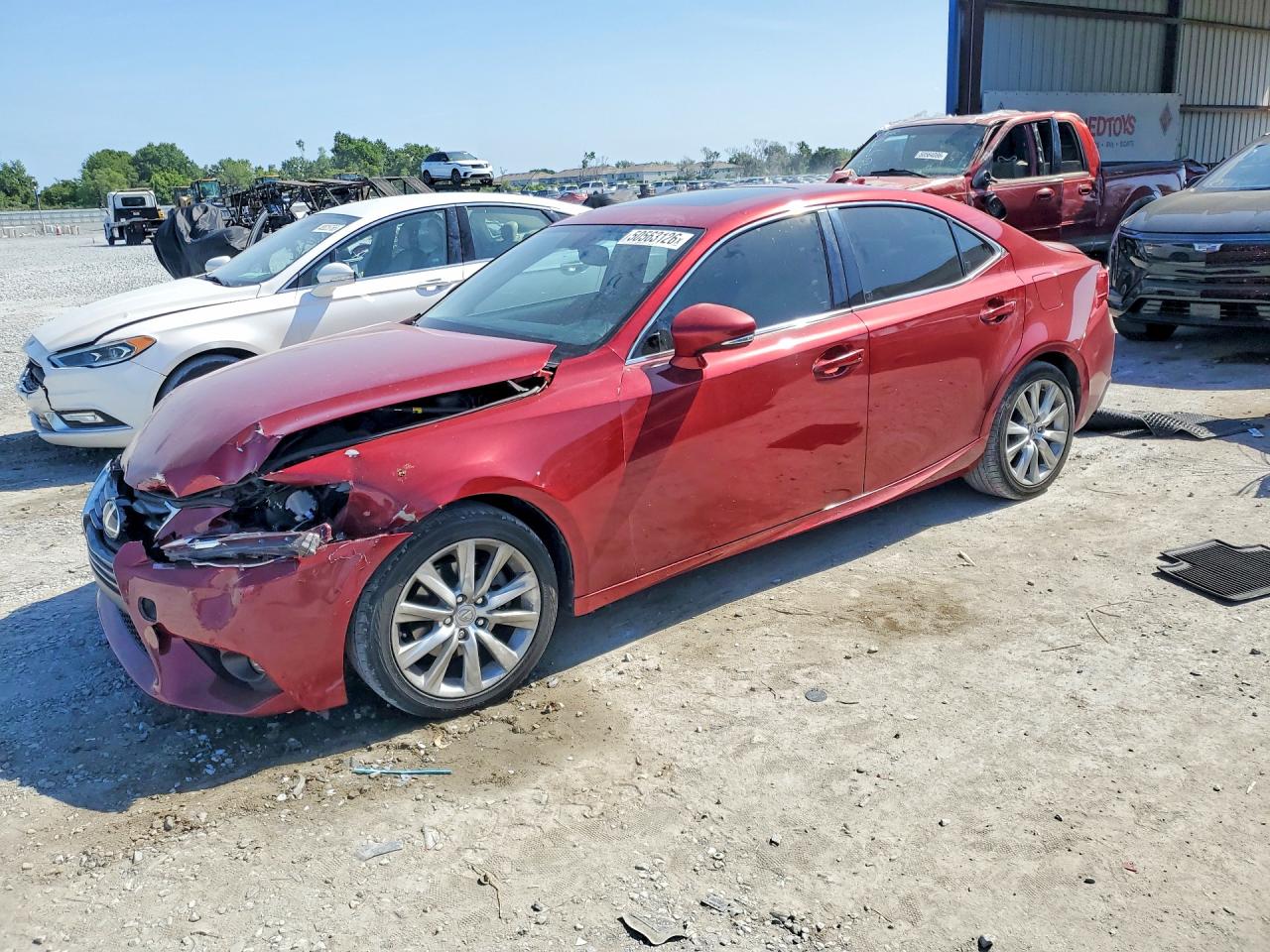 2015 Lexus IS 250, VIN JTHBF1D21F5054197 — Front end