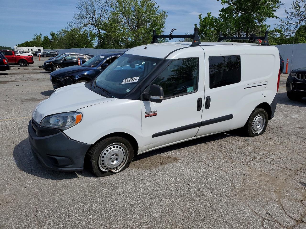 2018 Ram ProMaster City Cargo Tradesman, VIN ZFBERFAB3J6J33612 — Front end