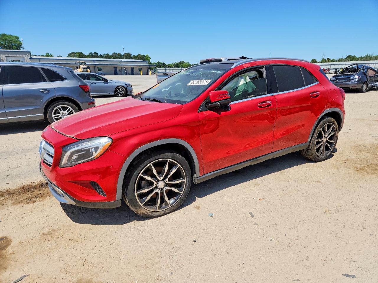 2015 Mercedes-Benz GLA 250, VIN WDCTG4EB1FJ171380 — Rollover