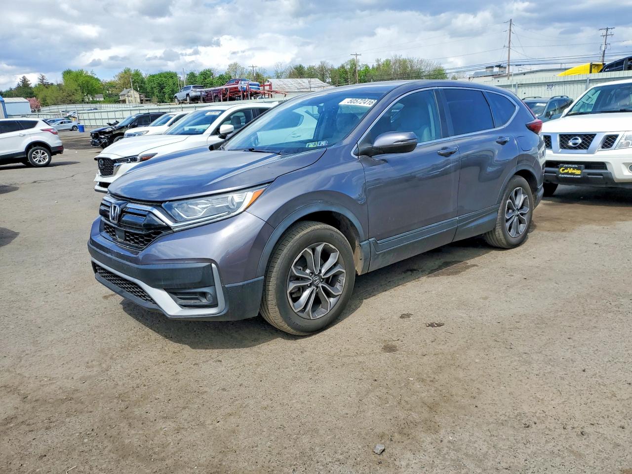 2021 Honda CR-V EX, VIN 2HKRW2H57MH636358 — Missing or altered VIN