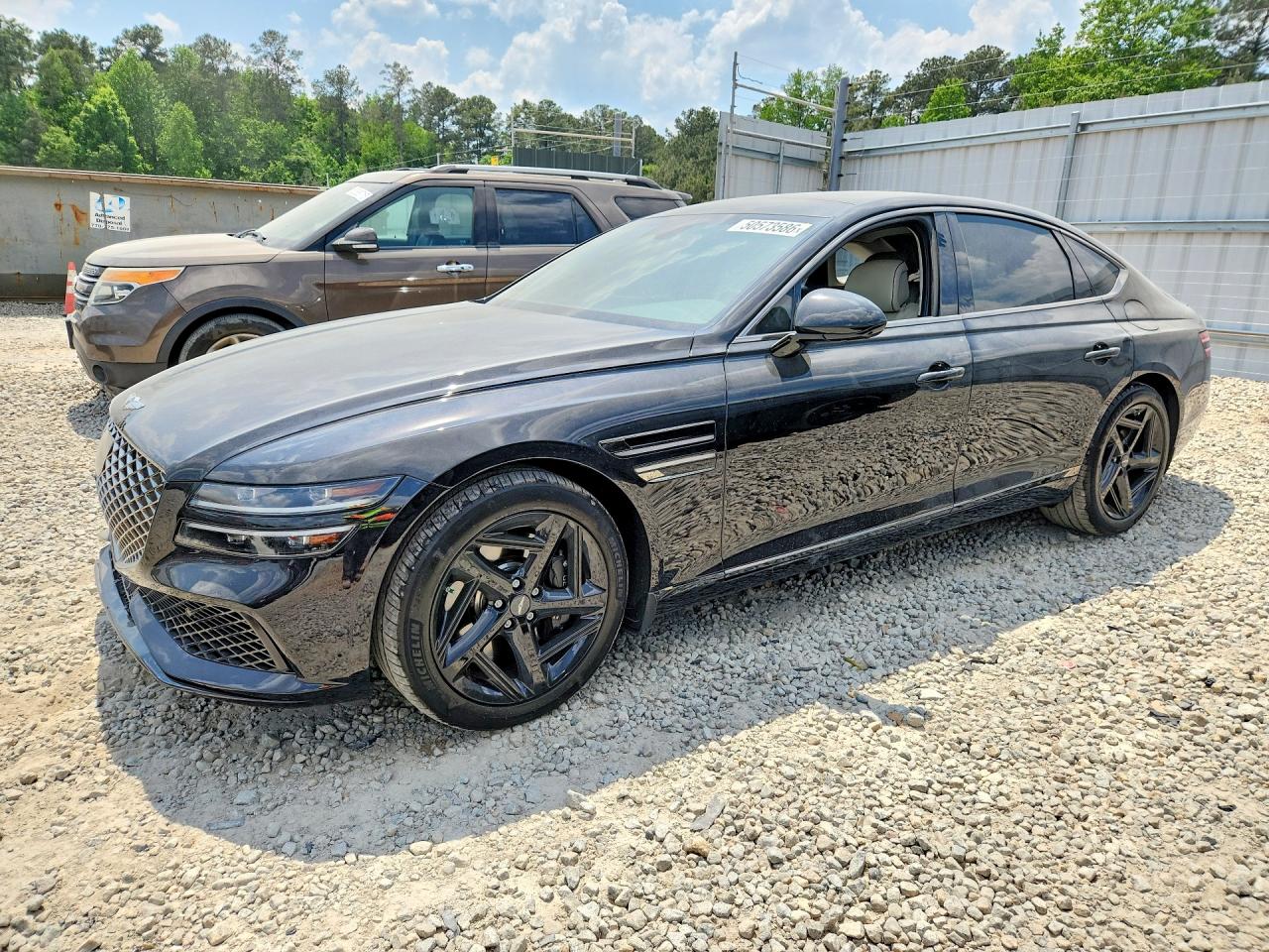 2024 Genesis G80 Sport, VIN KMTGB4SD7RU221635 — Front end