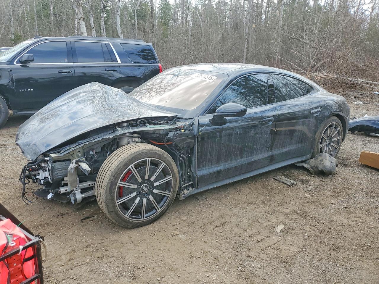 2020 Porsche Taycan 4S, VIN WP0AB2Y14LSA54422 — Front end