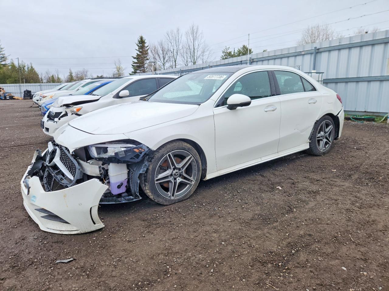 2022 Mercedes-Benz A 220, VIN W1K3G4FB3NJ330649 — Front end