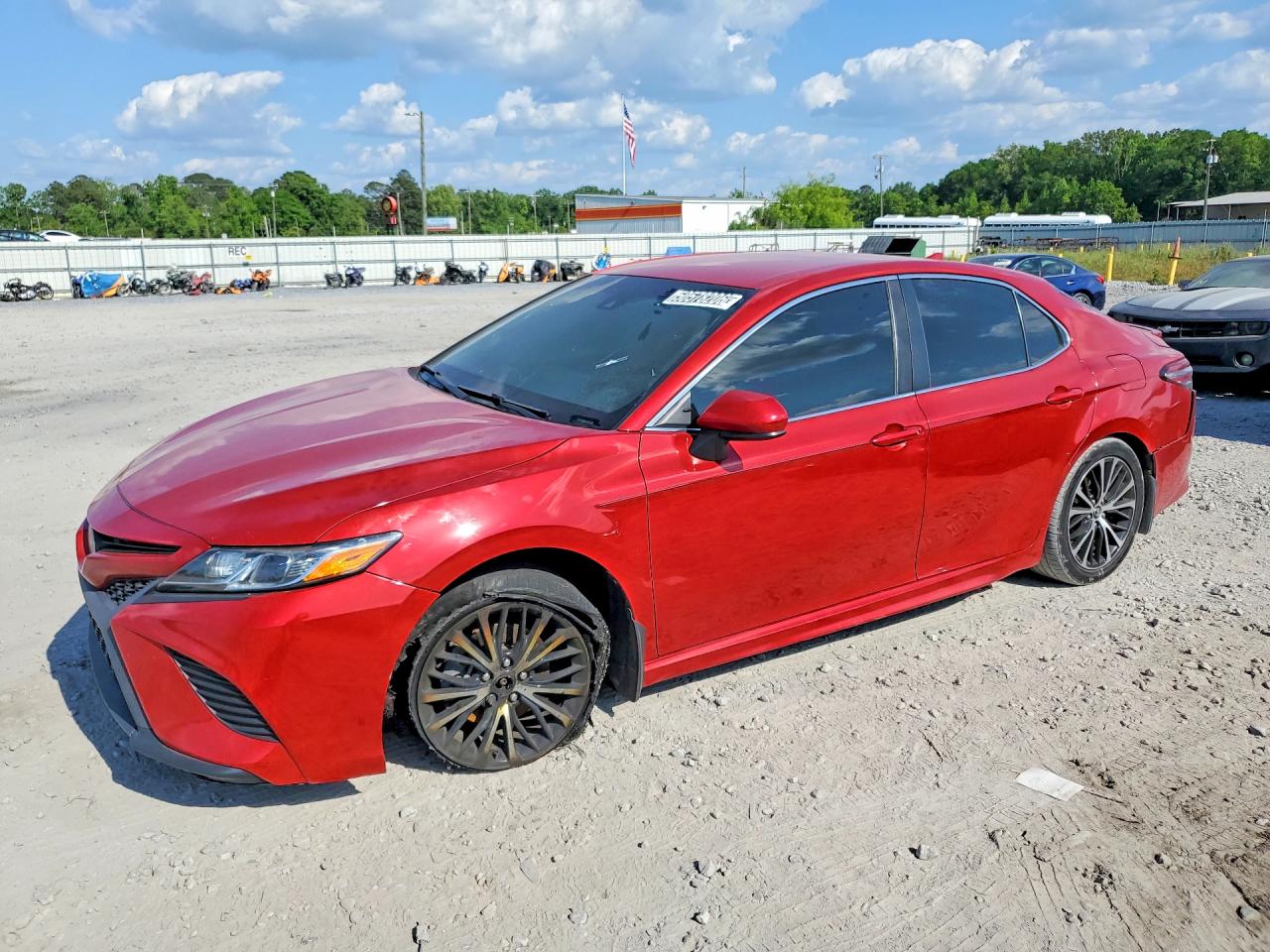 2020 Toyota Camry SE, VIN 4T1G11AK3LU350880 — Burn