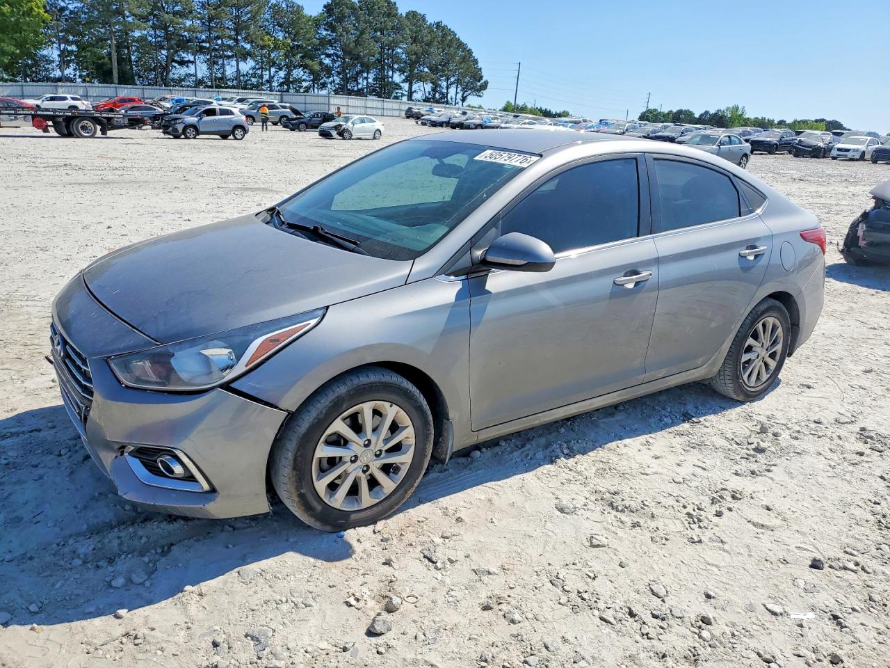 2021 Hyundai Accent SEL, VIN 3KPC24A62ME140534 — Front end
