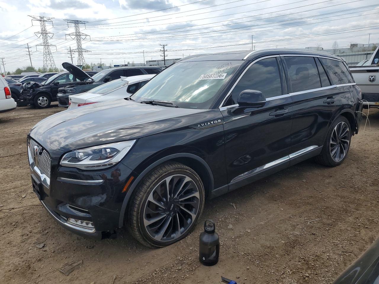 2021 Lincoln Aviator Reserve, VIN 5LM5J7XC1MGL11518 — Rear end