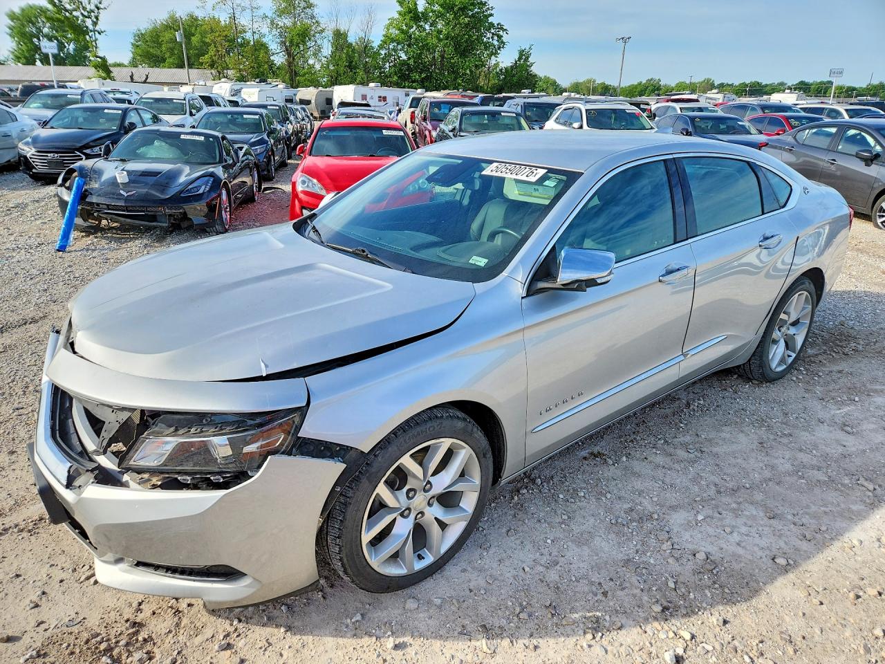 2016 Chevrolet Impala LTZ, VIN 2G1145S30G9182904 — Front end